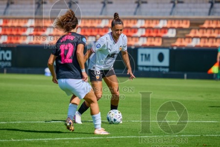 VCF Femenino v Madrid CFF, Liga F Moeve Women’s football, Valencia, Spain