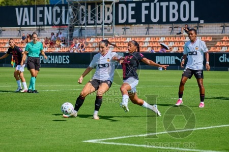 VCF Femenino v Madrid CFF, Liga F Moeve Women’s football, Valencia, Spain