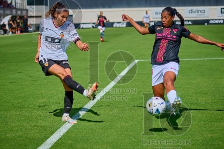 VCF Femenino v Madrid CFF, Liga F Moeve Women’s football, Valencia, Spain