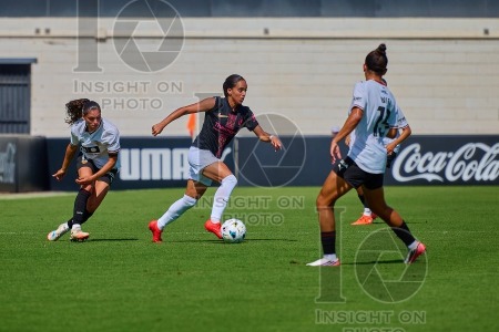 VCF Femenino v Madrid CFF, Liga F Moeve Women’s football, Valencia, Spain