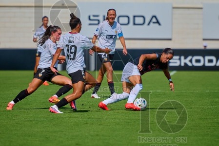 VCF Femenino v Madrid CFF, Liga F Moeve Women’s football, Valencia, Spain