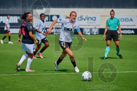 VCF Femenino v Madrid CFF, Liga F Moeve Women’s football, Valencia, Spain