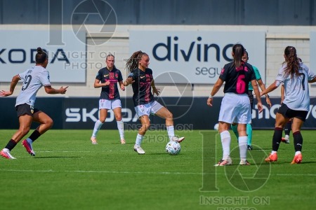 VCF Femenino v Madrid CFF, Liga F Moeve Women’s football, Valencia, Spain