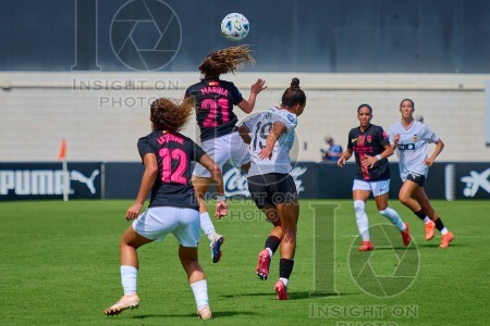 VCF Femenino v Madrid CFF, Liga F Moeve Women’s football, Valencia, Spain