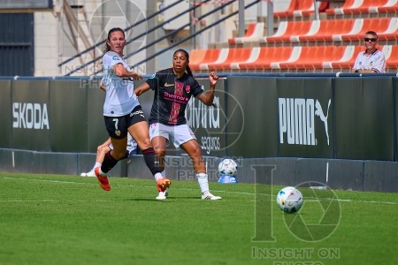 VCF Femenino v Madrid CFF, Liga F Moeve Women’s football, Valencia, Spain