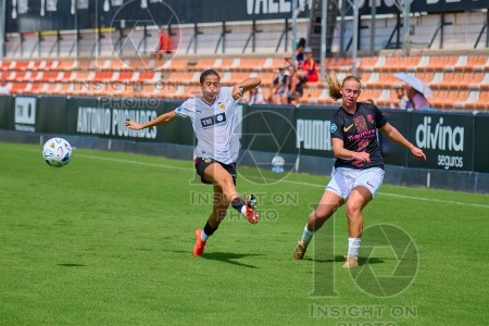 VCF Femenino v Madrid CFF, Liga F Moeve Women’s football, Valencia, Spain
