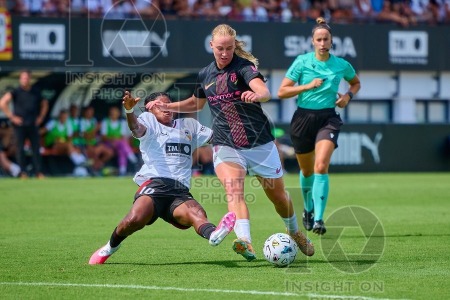 VCF Femenino v Madrid CFF, Liga F Moeve Women’s football, Valencia, Spain