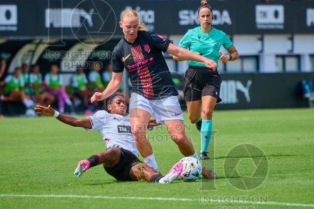 VCF Femenino v Madrid CFF, Liga F Moeve Women’s football, Valencia, Spain