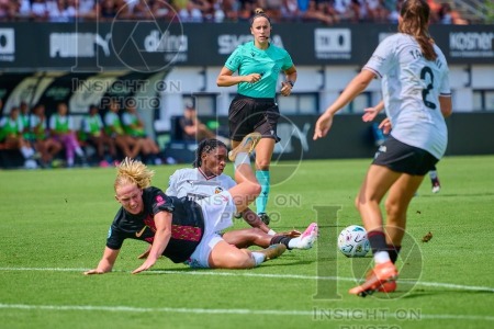 VCF Femenino v Madrid CFF, Liga F Moeve Women’s football, Valencia, Spain