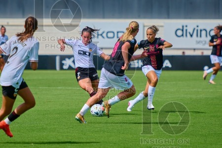 VCF Femenino v Madrid CFF, Liga F Moeve Women’s football, Valencia, Spain