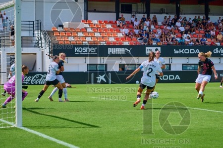 VCF Femenino v Madrid CFF, Liga F Moeve Women’s football, Valencia, Spain