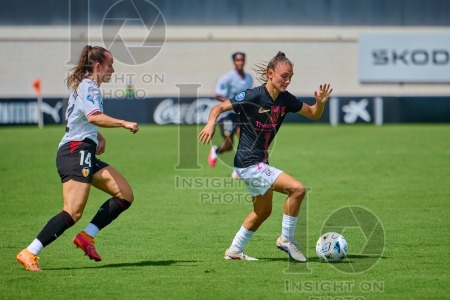 VCF Femenino v Madrid CFF, Liga F Moeve Women’s football, Valencia, Spain