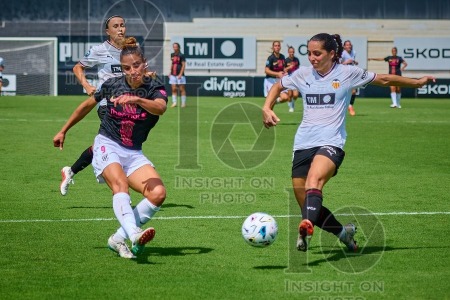 VCF Femenino v Madrid CFF, Liga F Moeve Women’s football, Valencia, Spain