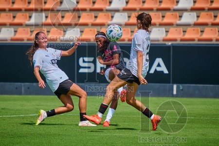 VCF Femenino v Madrid CFF, Liga F Moeve Women’s football, Valencia, Spain