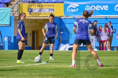 FC Badalona Women v Real Sociedad, Liga F Women’s football, Girona, Spain