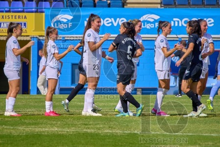 FC Badalona Women v Real Sociedad, Liga F Women’s football, Girona, Spain