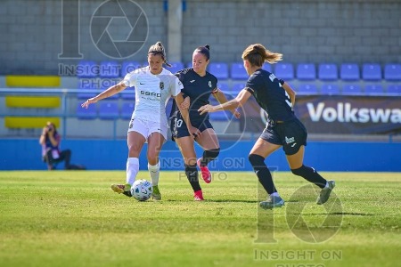 FC Badalona Women v Real Sociedad, Liga F Women’s football, Girona, Spain