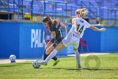 FC Badalona Women v Real Sociedad, Liga F Women’s football, Girona, Spain