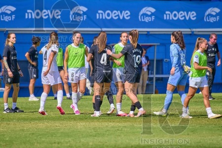 FC Badalona Women v Real Sociedad, Liga F Women’s football, Girona, Spain