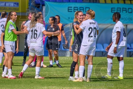 FC Badalona Women v Real Sociedad, Liga F Women’s football, Girona, Spain