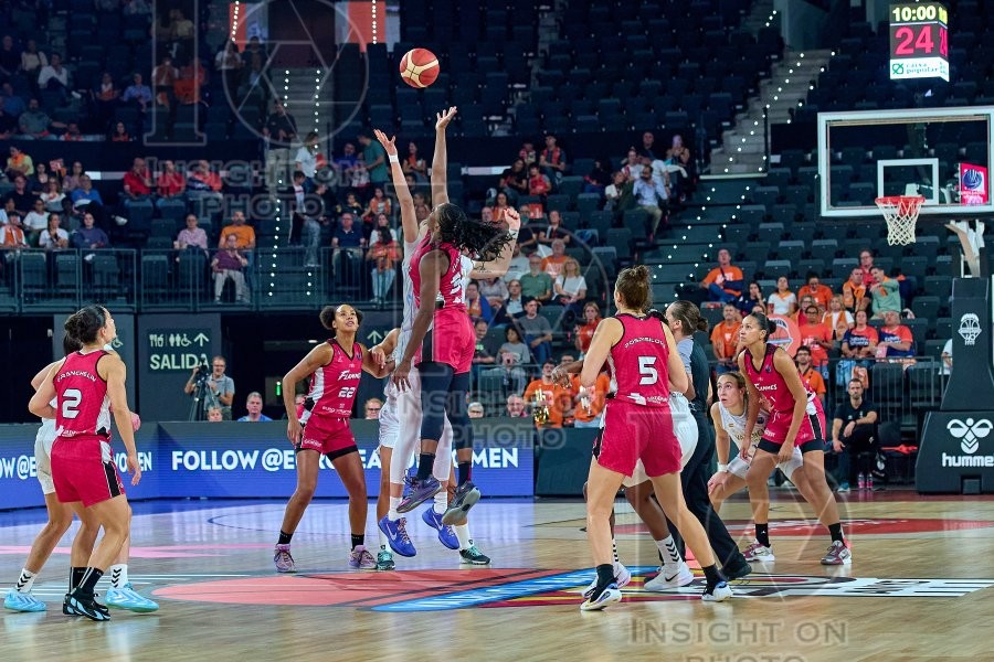 Valencia Basket Club v Flammes Carolo Basket, EuroLeague Women Basketball, Valencia, Spain