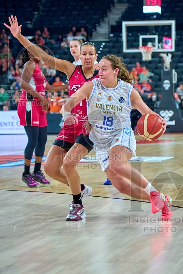 Valencia Basket Club v Flammes Carolo Basket, EuroLeague Women Basketball, Valencia, Spain