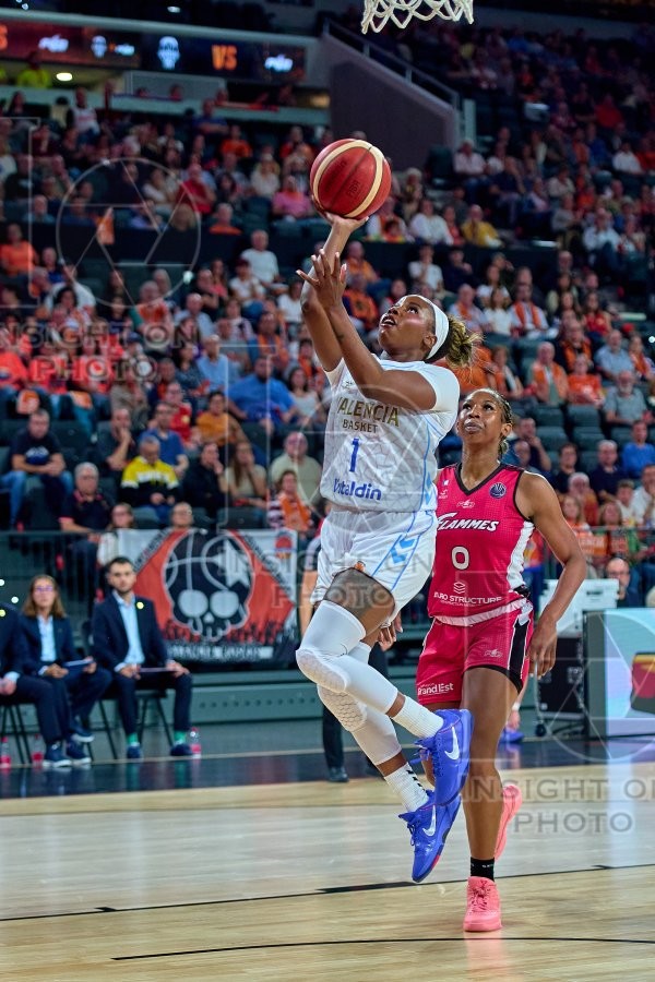 Valencia Basket Club v Flammes Carolo Basket, EuroLeague Women Basketball, Valencia, Spain