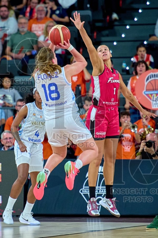 Valencia Basket Club v Flammes Carolo Basket, EuroLeague Women Basketball, Valencia, Spain