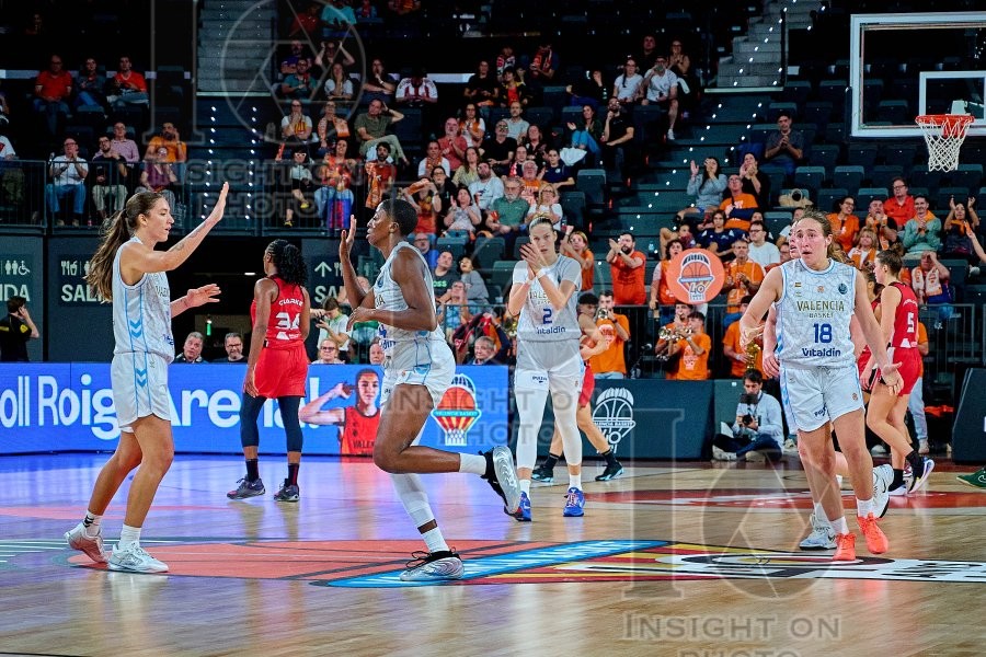 Valencia Basket Club v Flammes Carolo Basket, EuroLeague Women Basketball, Valencia, Spain